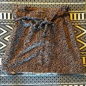 AEO Leopard Miniskirt